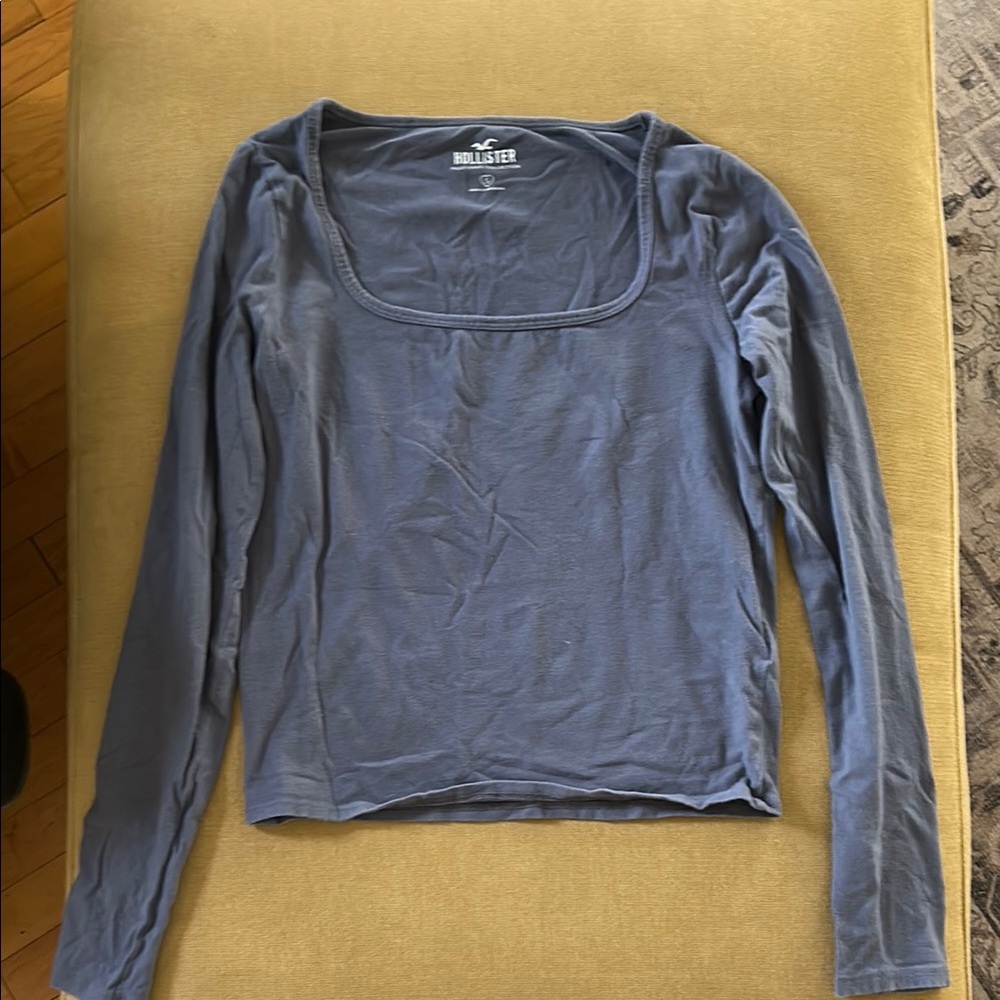 Hollister Gray Fitted Shirt